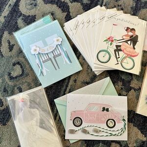 Multiple Wedding greeting cards